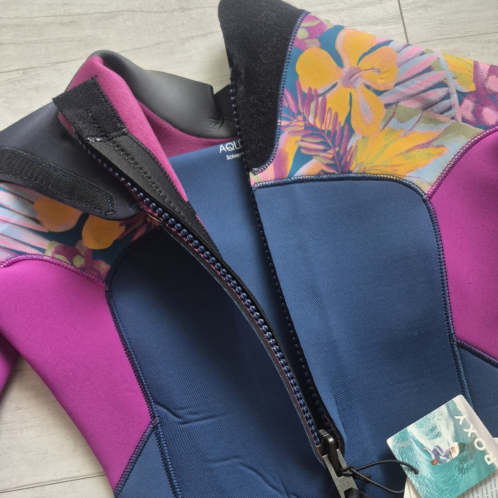 ROXY NEW 4/3 Swell Series GBS Back Zip Surf Wetsuit - Picture 10 of 14